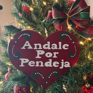 Hand-cut & Hand Painted Wooden Heart Decor 💙